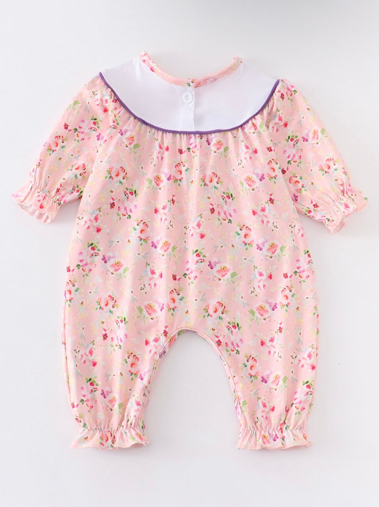 Floral Princess Girl romper