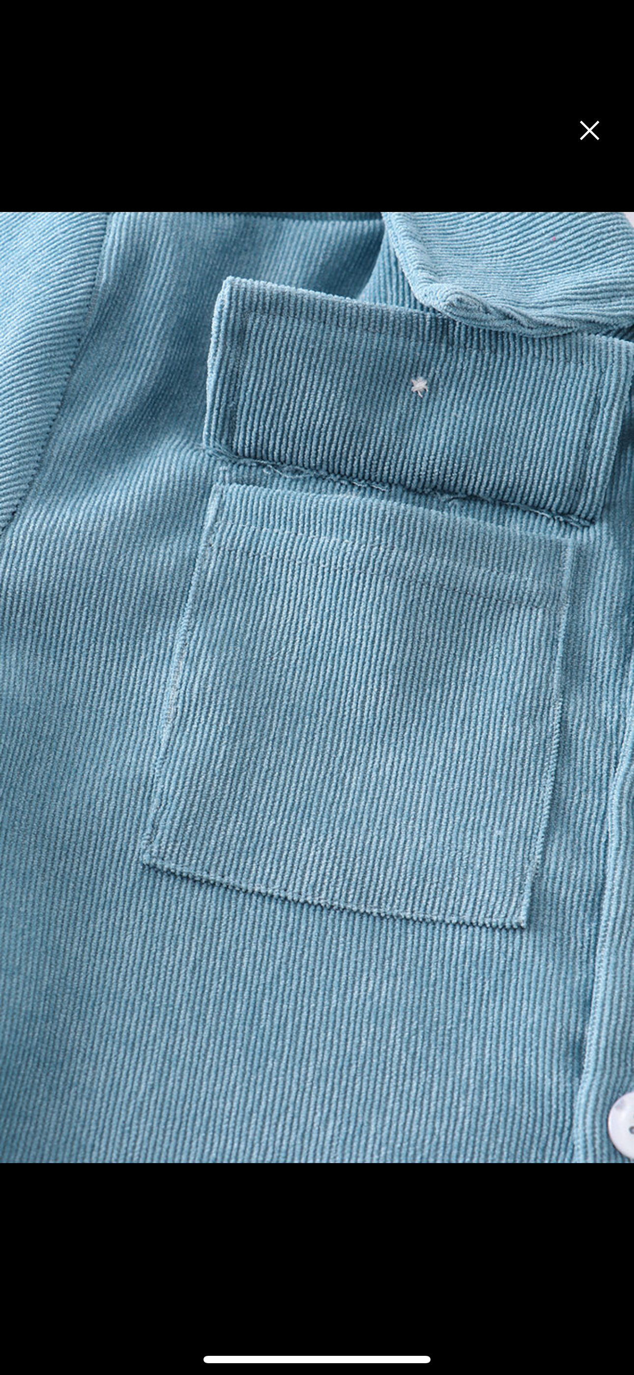 Blue Corduroy button down shirt