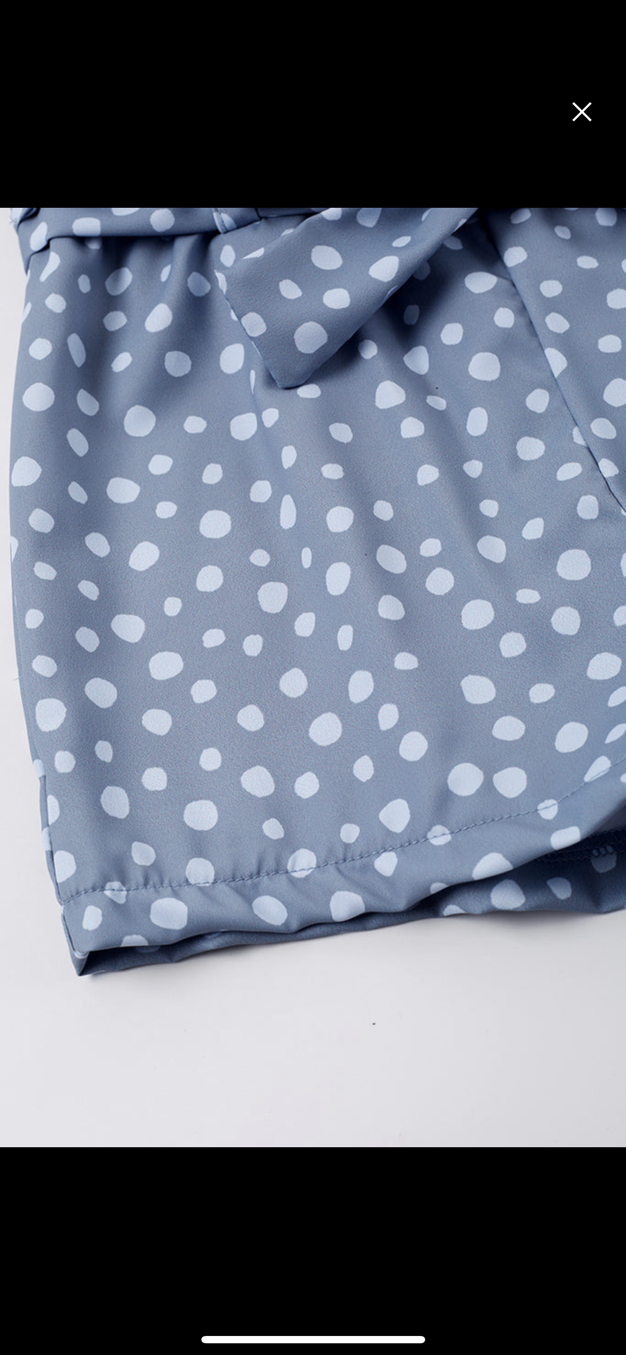 Blue Dot ruffle romper