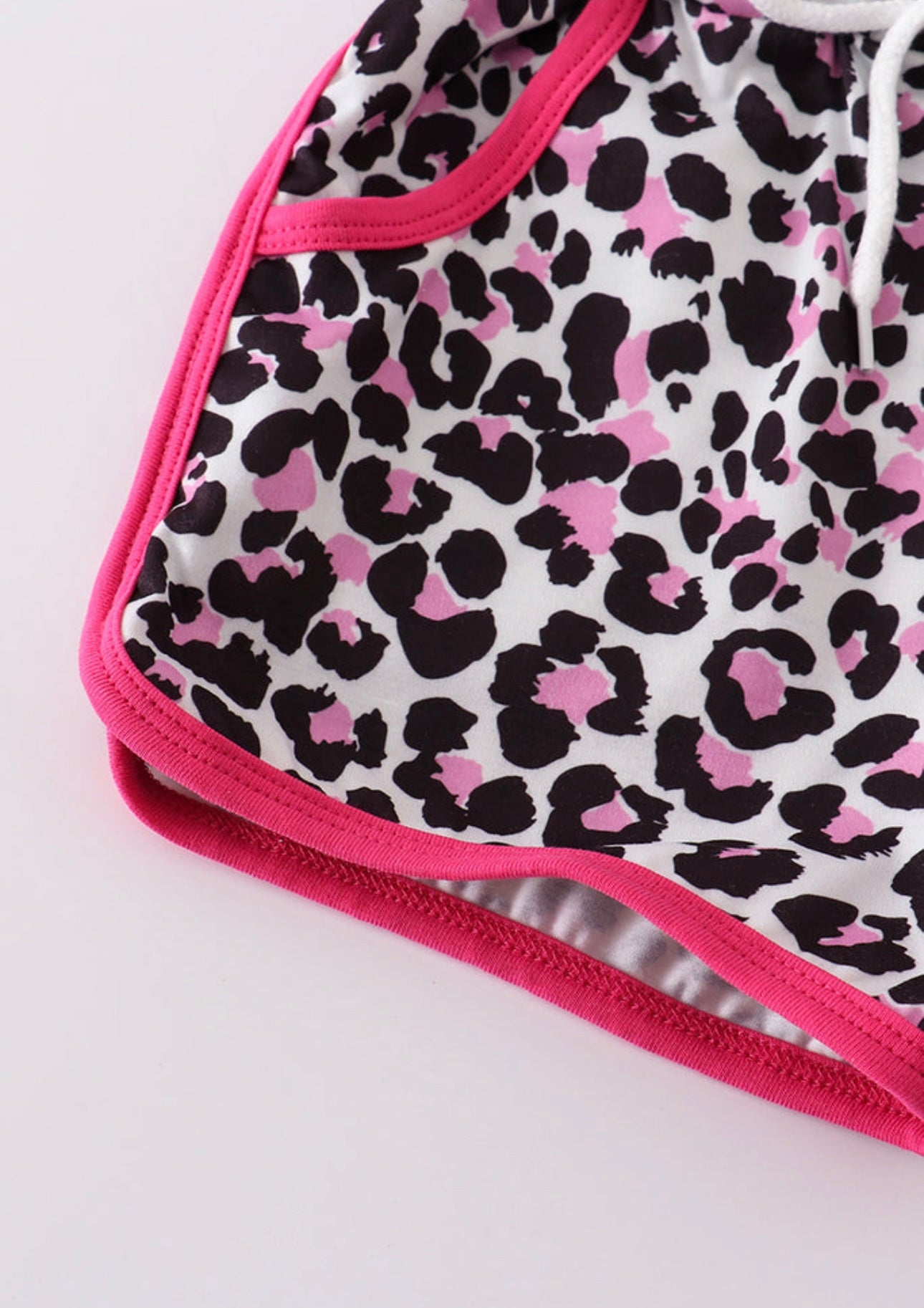 Leopard Barbie shorts set