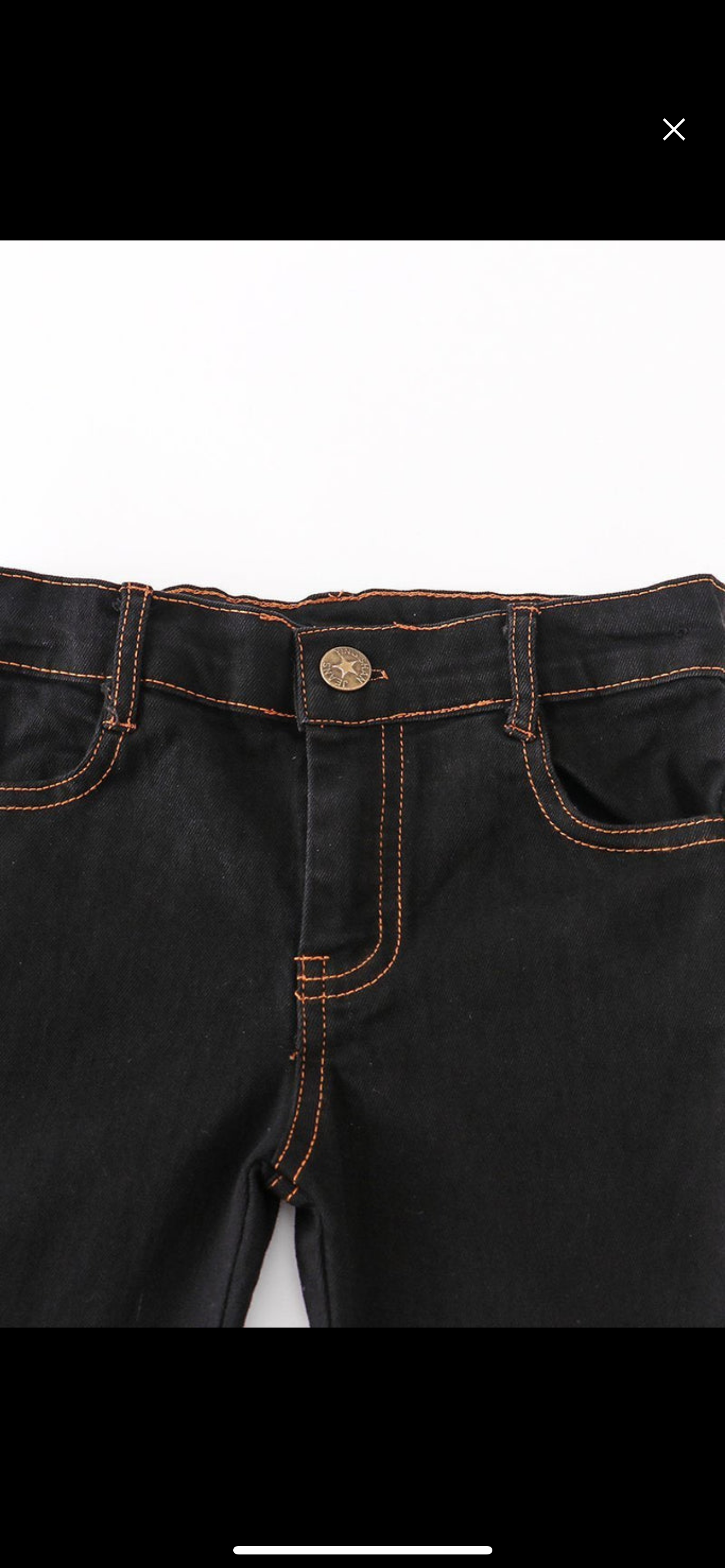 Black Double Layered Jeans