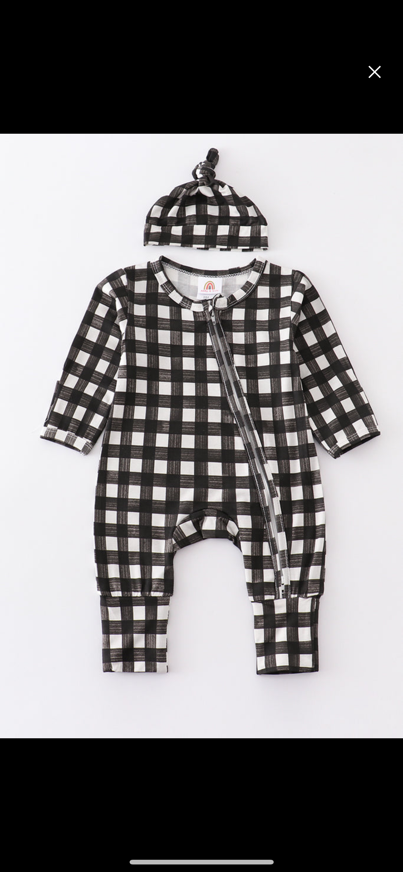 Black plaid romper 2024