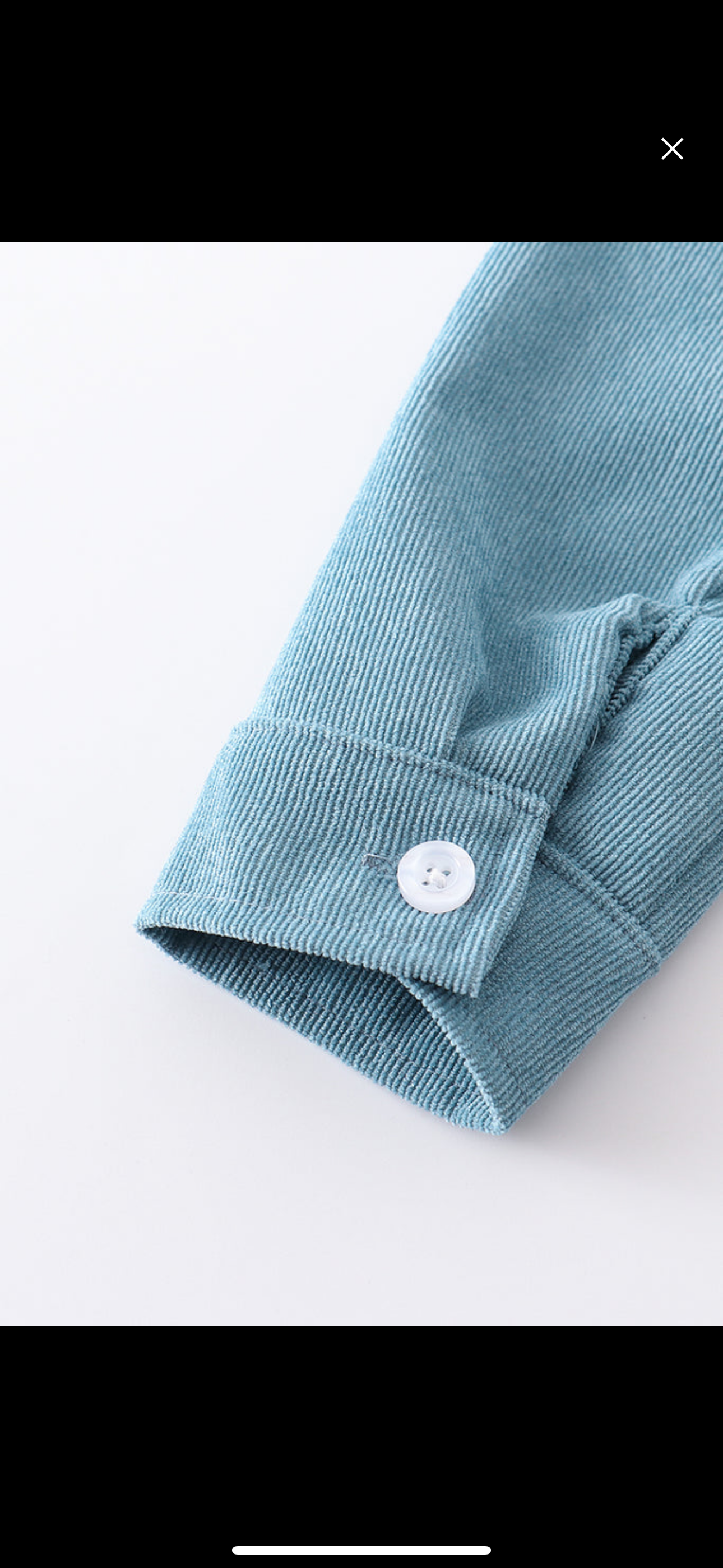 Blue Corduroy button down shirt