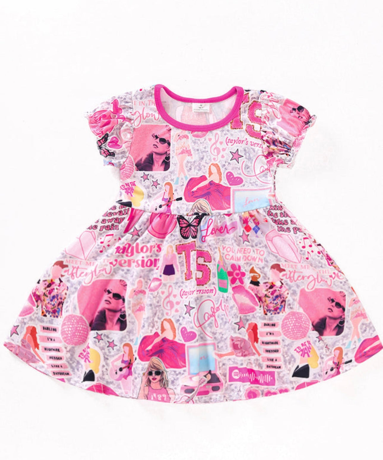 Pink Taylor Swift twirl dress – Wonder Kids Boutique