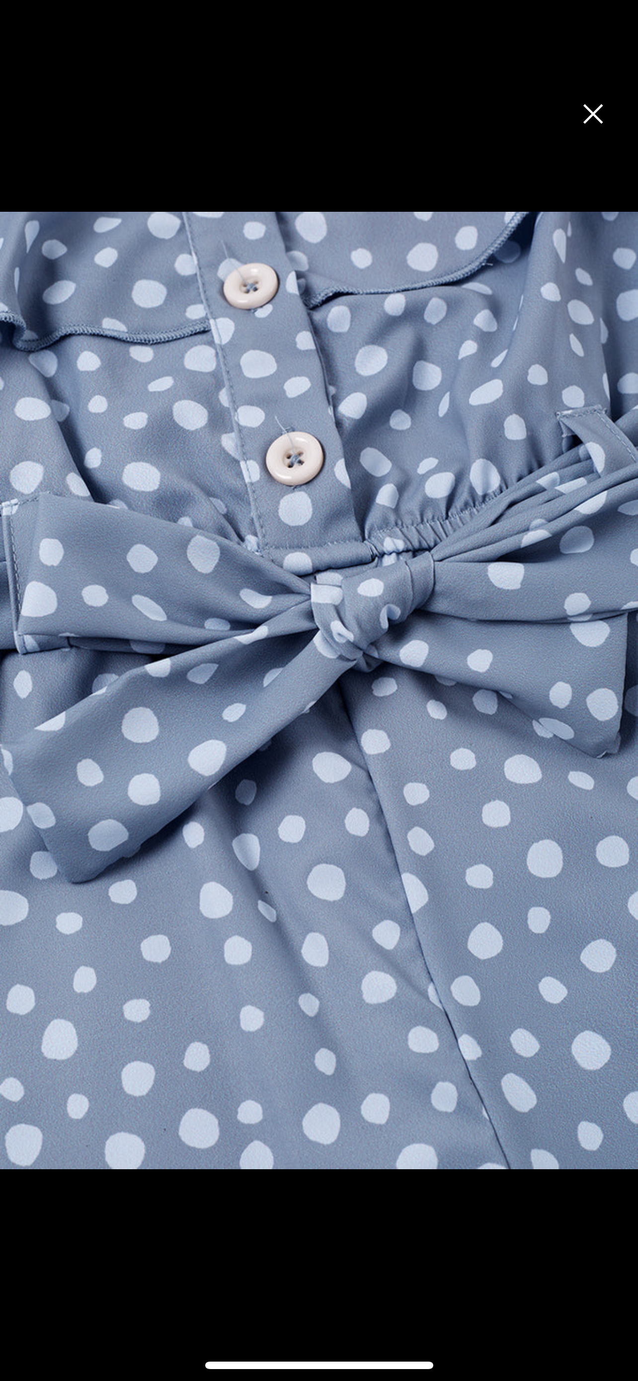 Blue Dot ruffle romper