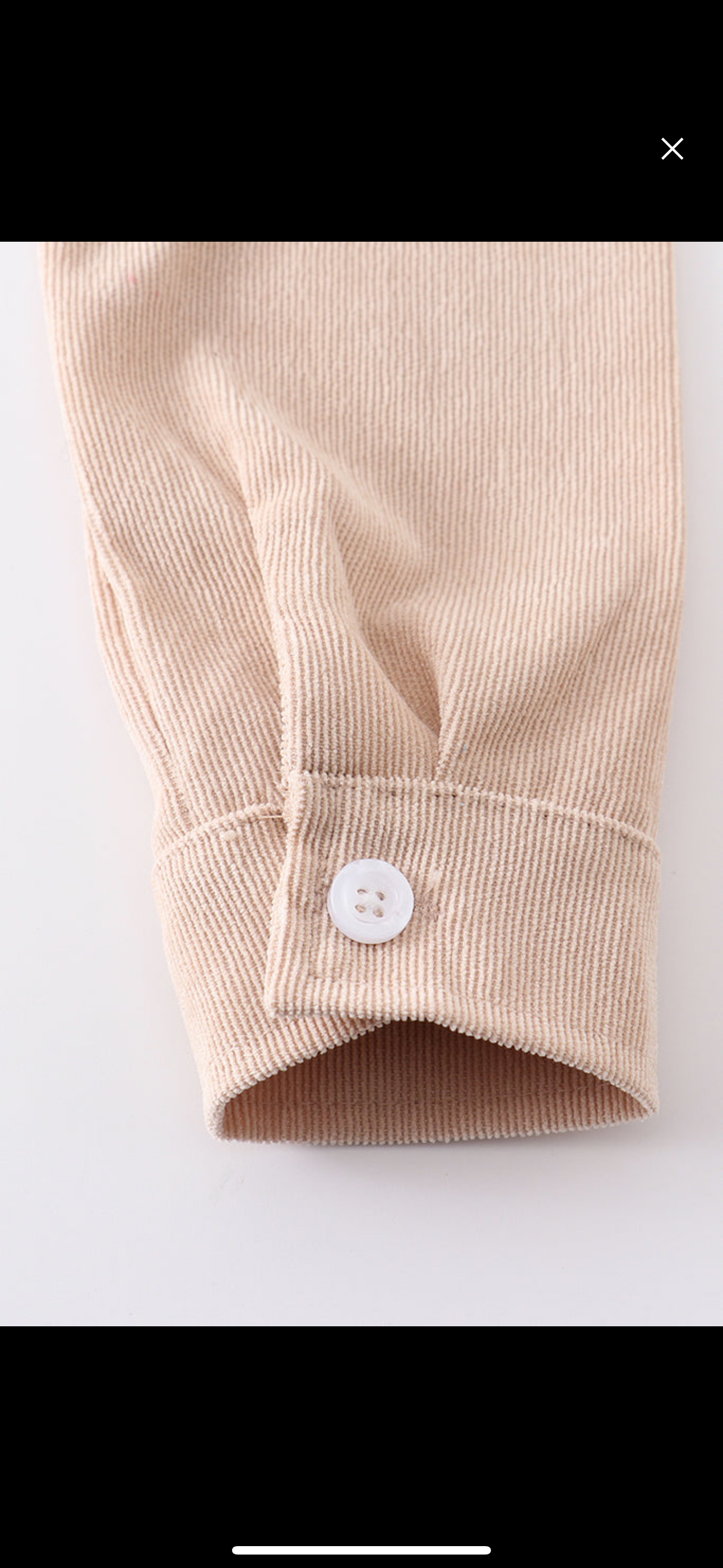 Beige Corduroy button down shirt