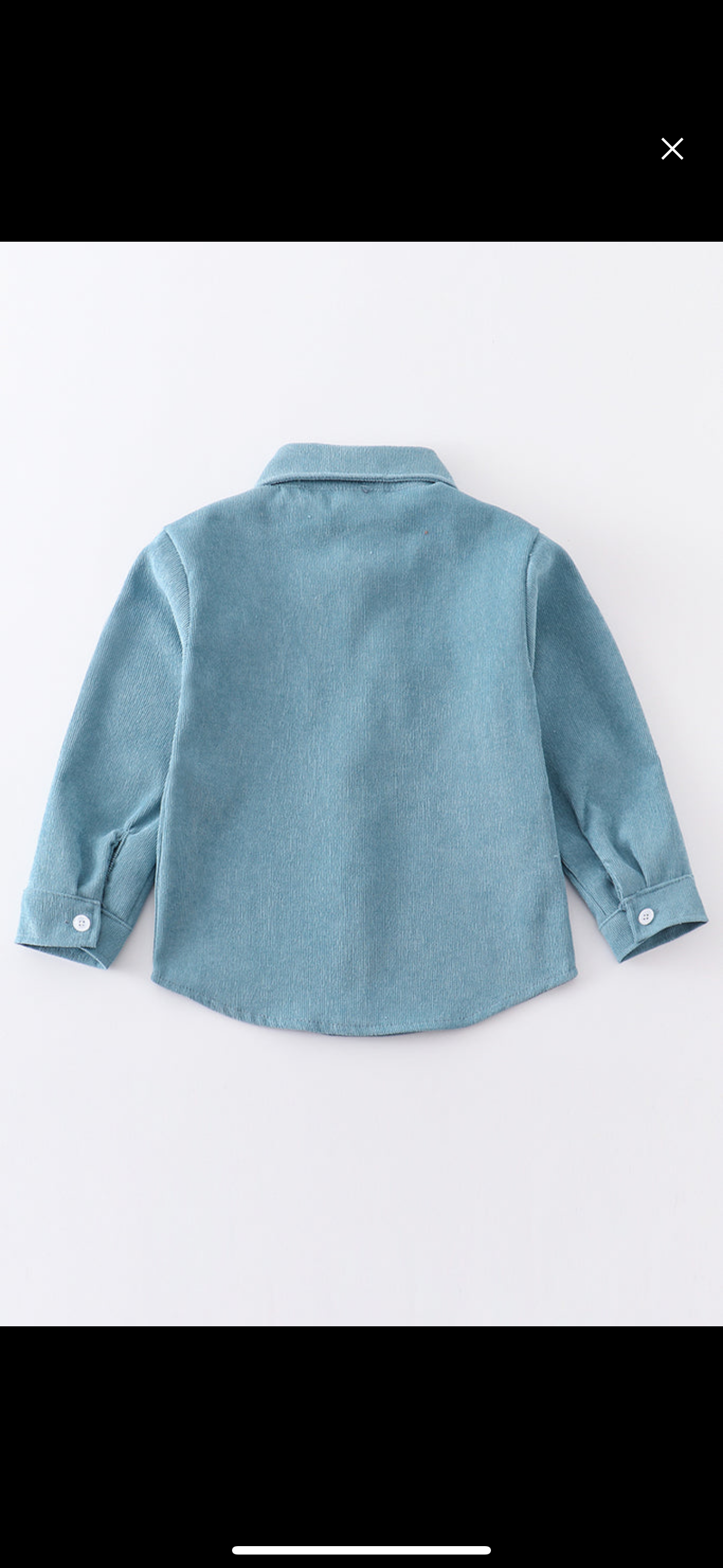 Blue Corduroy button down shirt