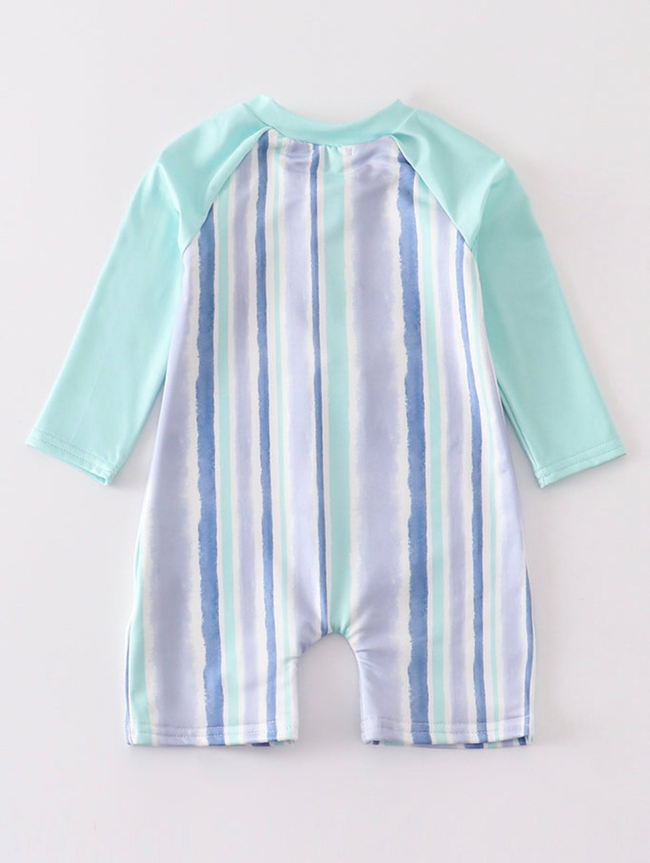 Blue Stripe Baby boy swim suit