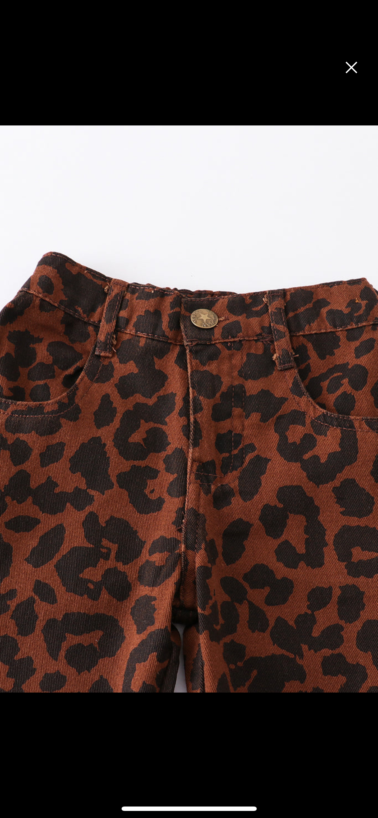 Leopard Denim Bells