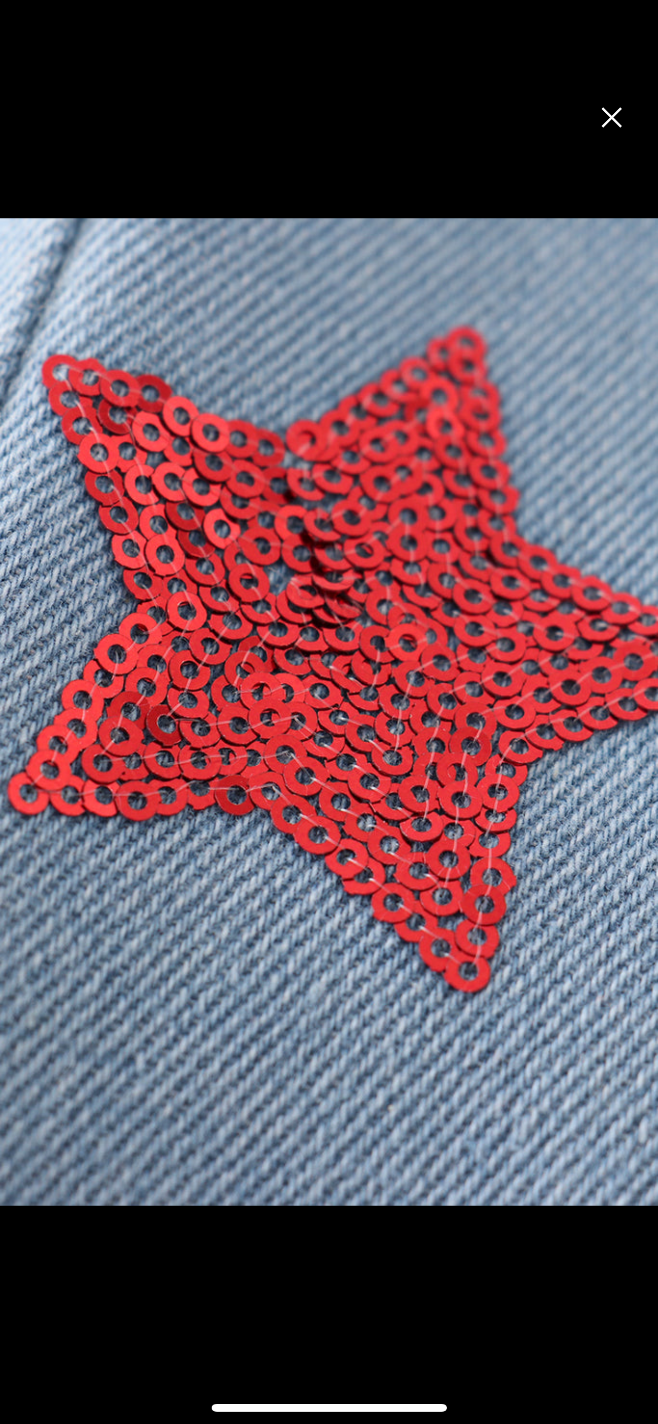 Red, White, Blue Star denim bells