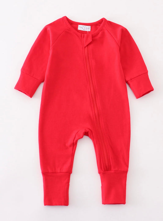 Red romper