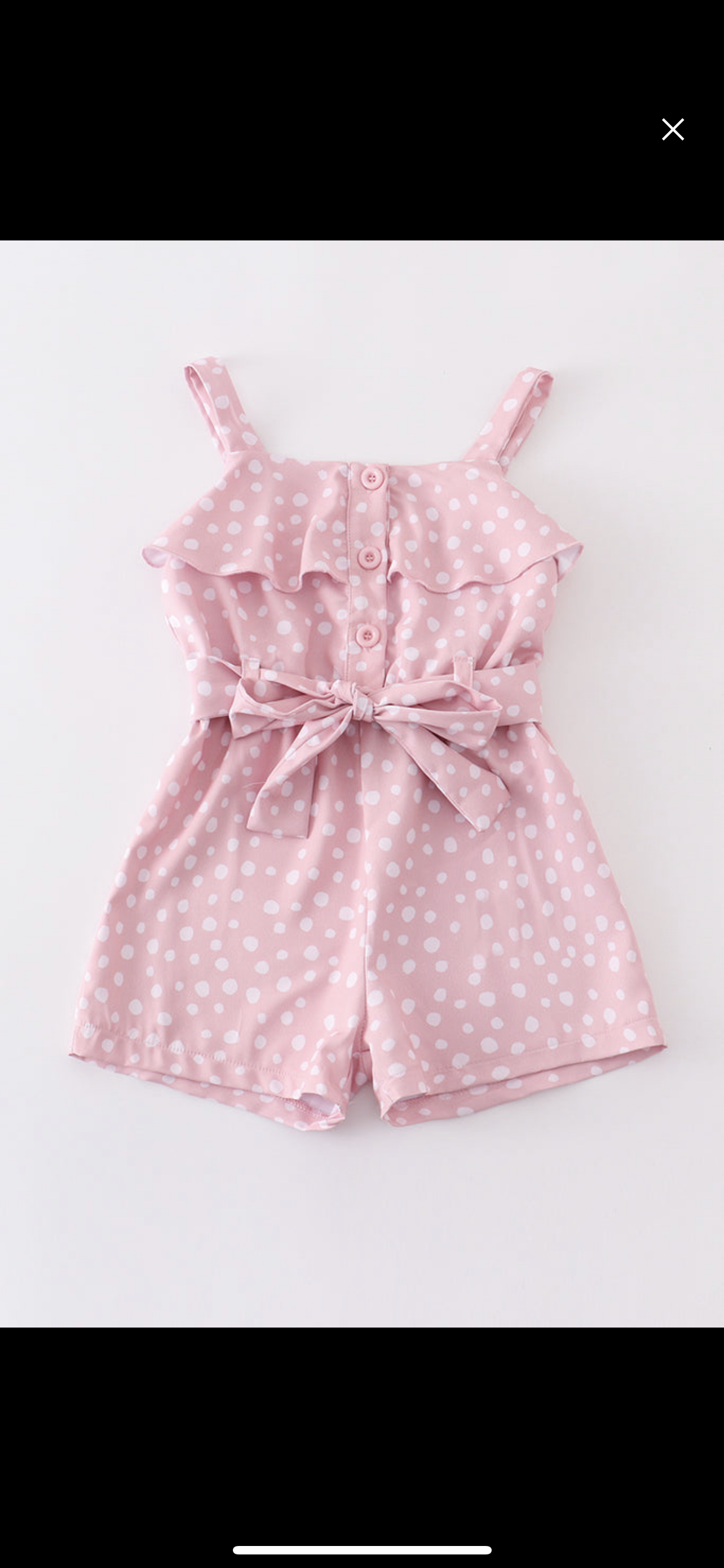 Pink Dot ruffle romper