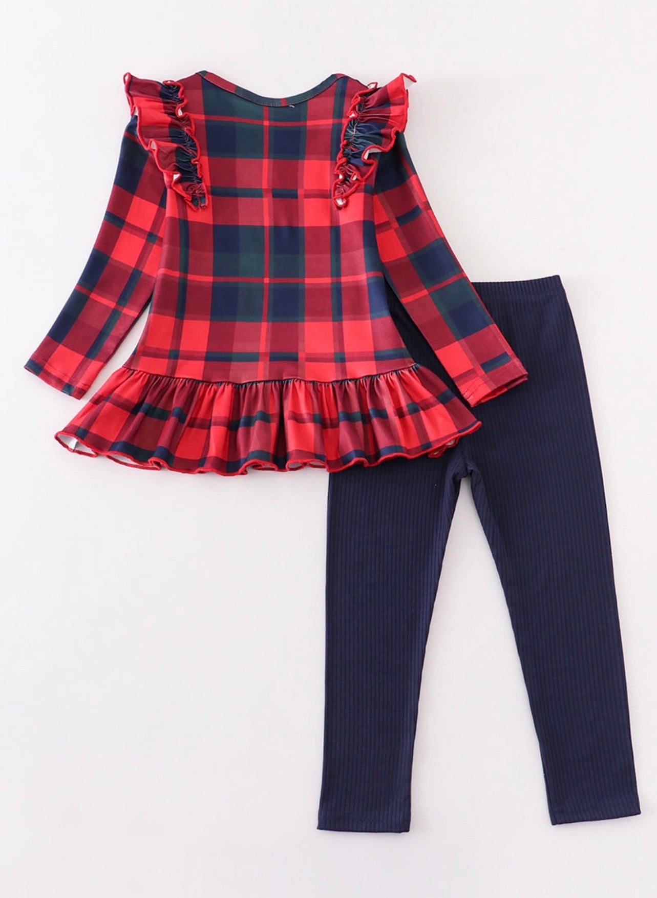 Red Plaid Deer set