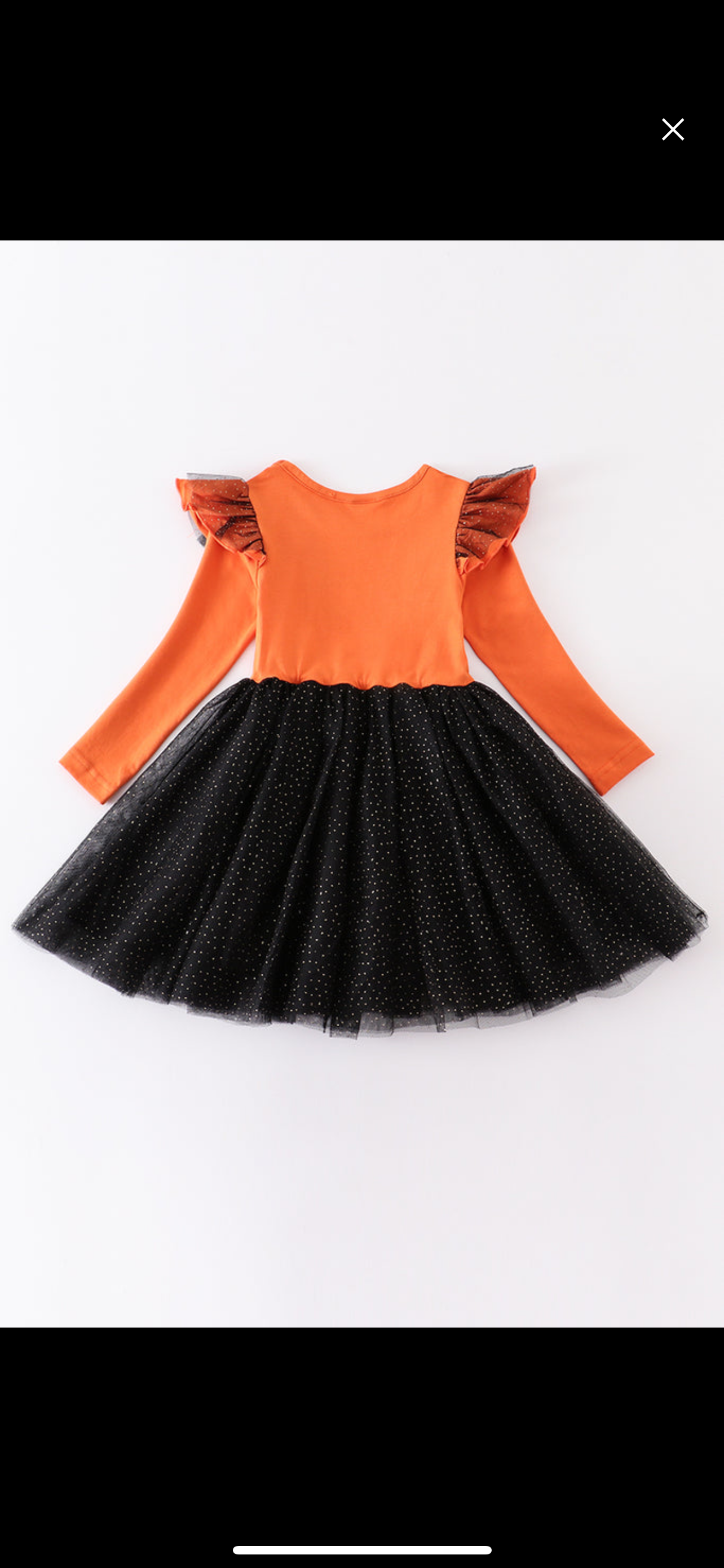 Orange HOCUS POCUS tulle dress