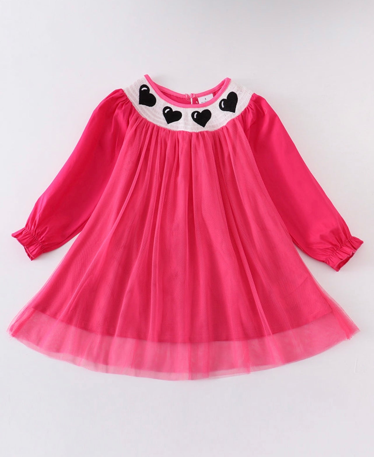 Pink Heart Tutu Dress