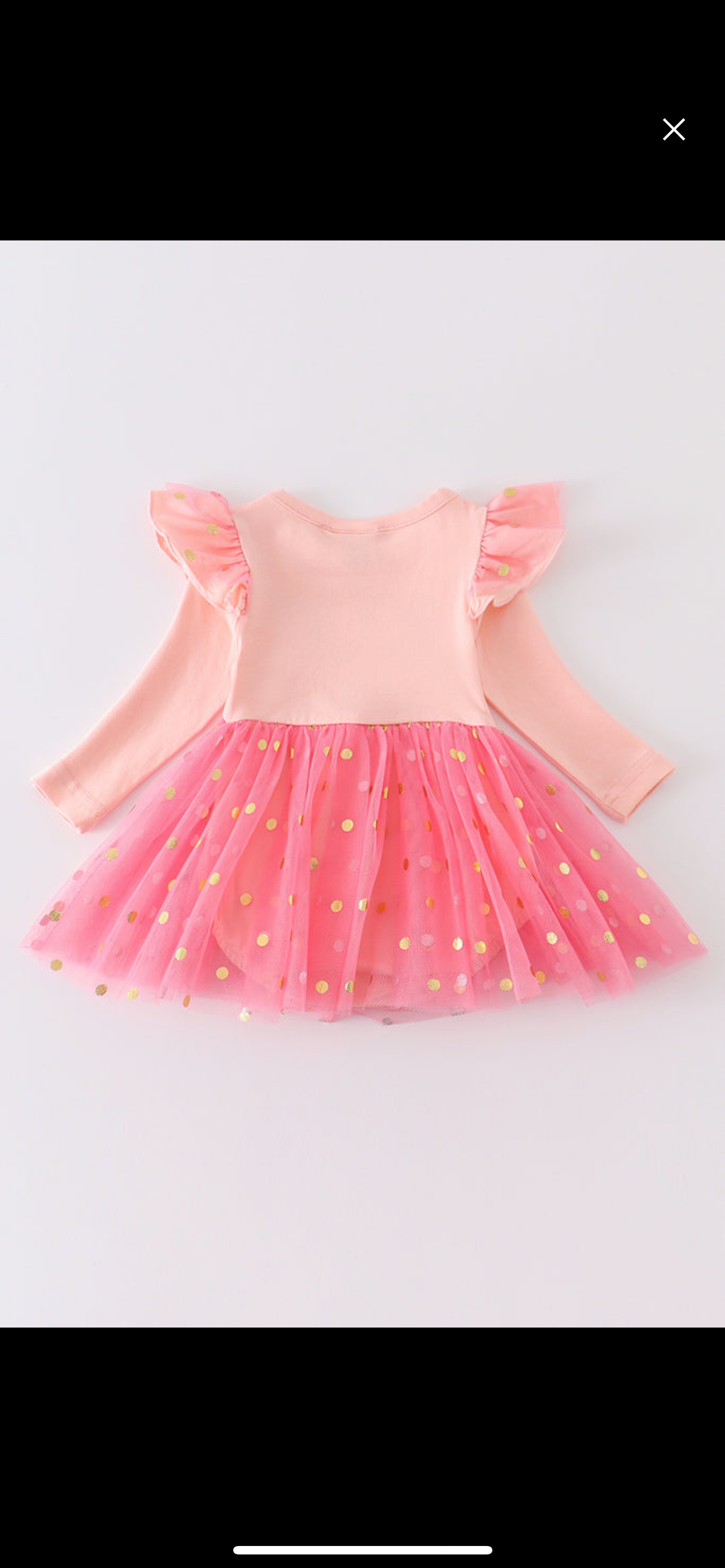 Pink SPOOKY tulle baby dress