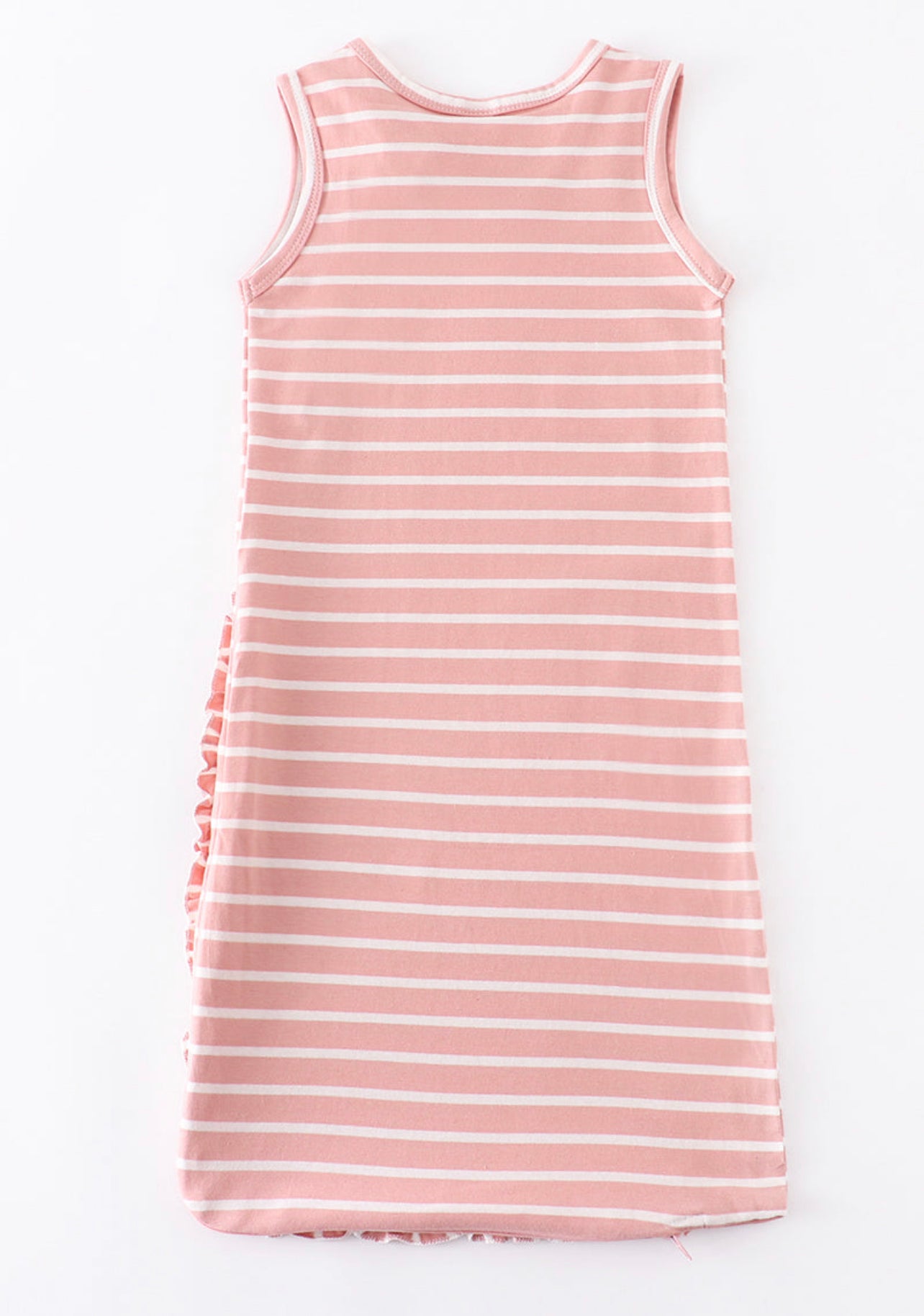 Pink Stripe Ruffle Sleep Sack