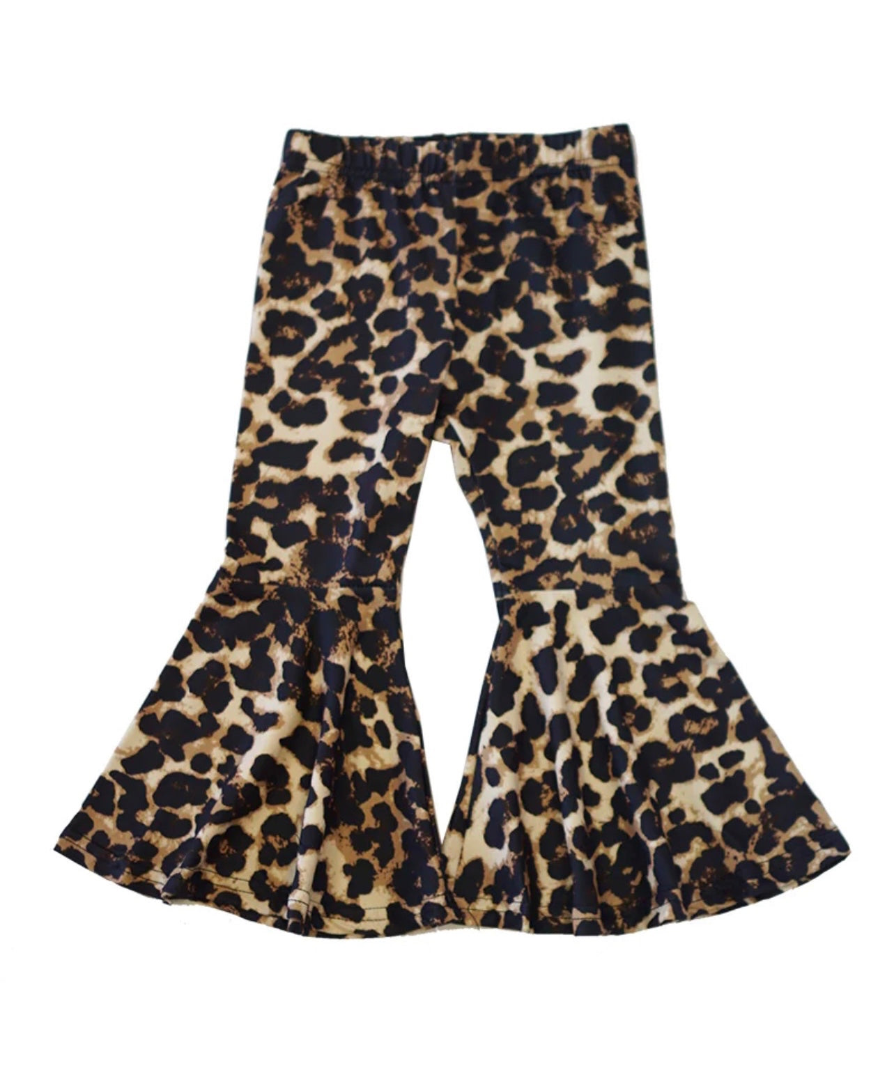 Cheetah Ruffle Bell Pants