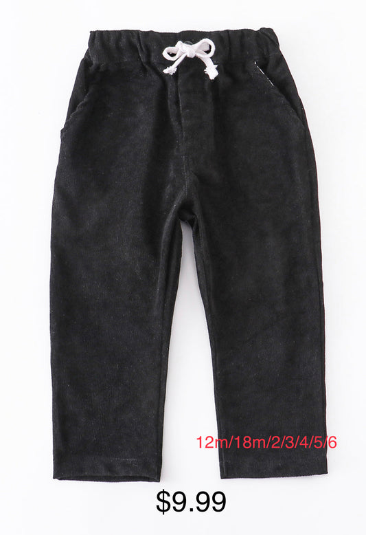 Black Corduroy boys pants