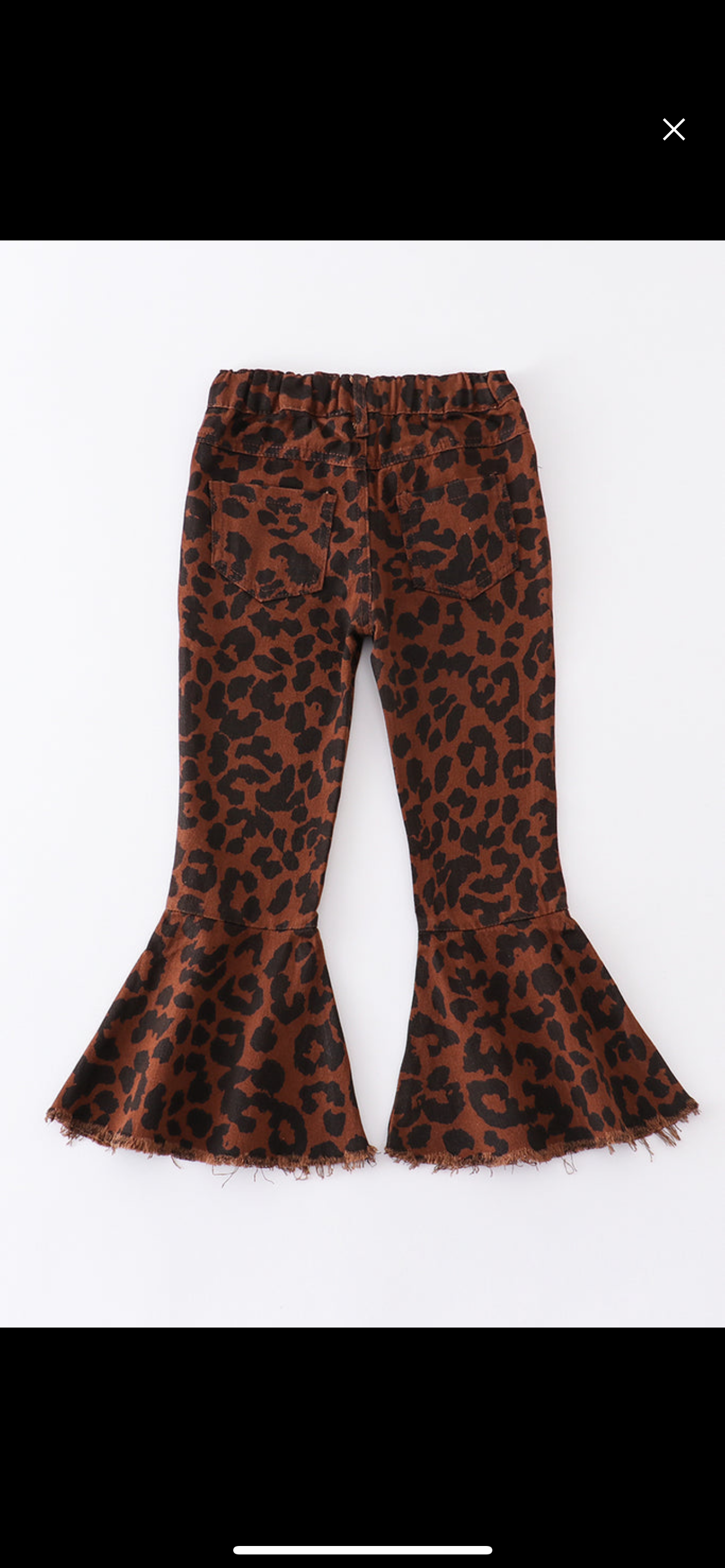 Leopard Denim Bells