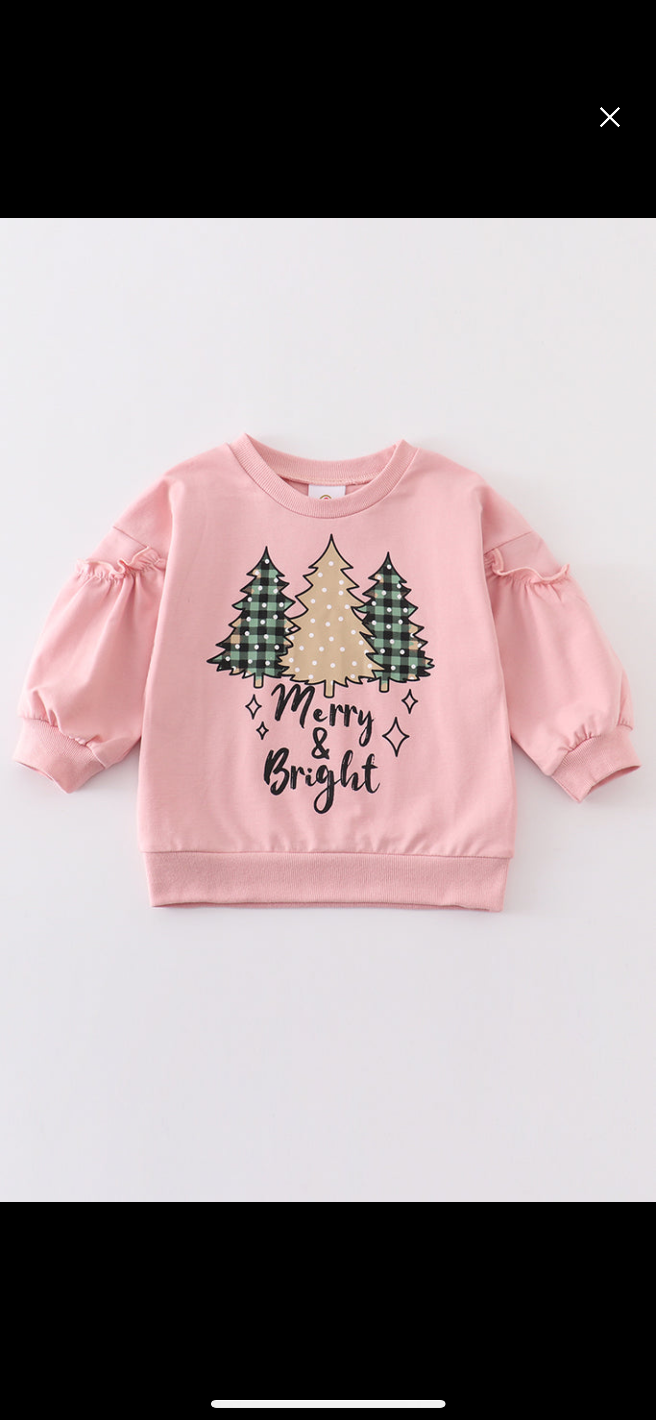 Pink Christmas tree sweatshirt