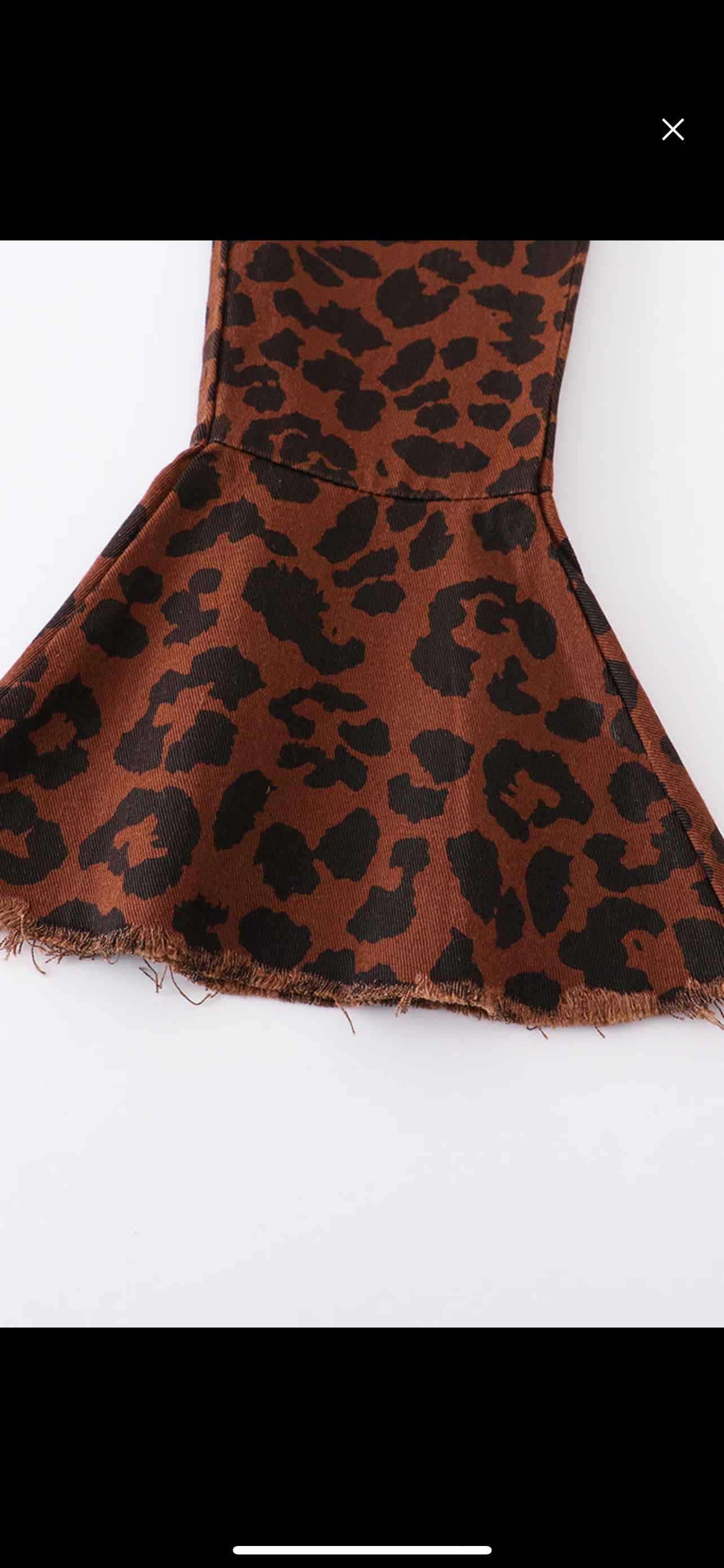 Leopard Denim Bells