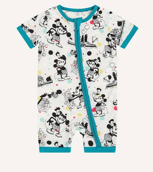 Mickey Bamboo boy romper