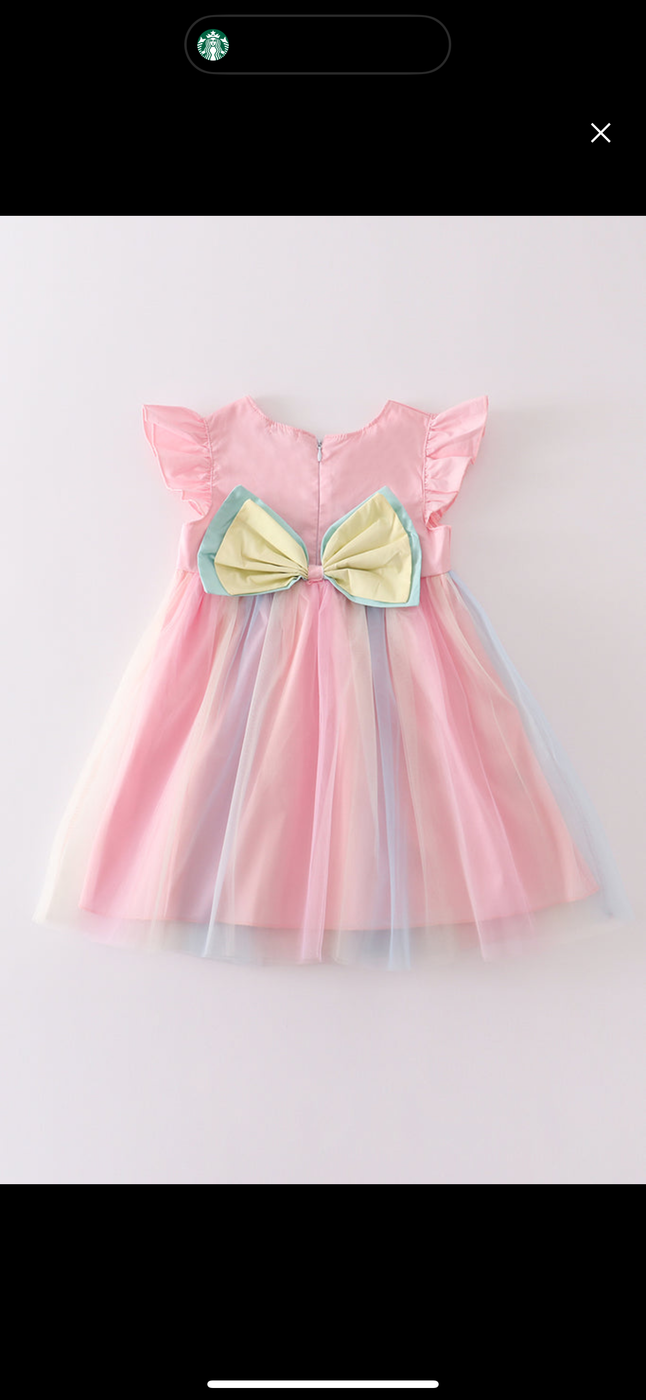 Rainbow Unicorn Tulle Dress