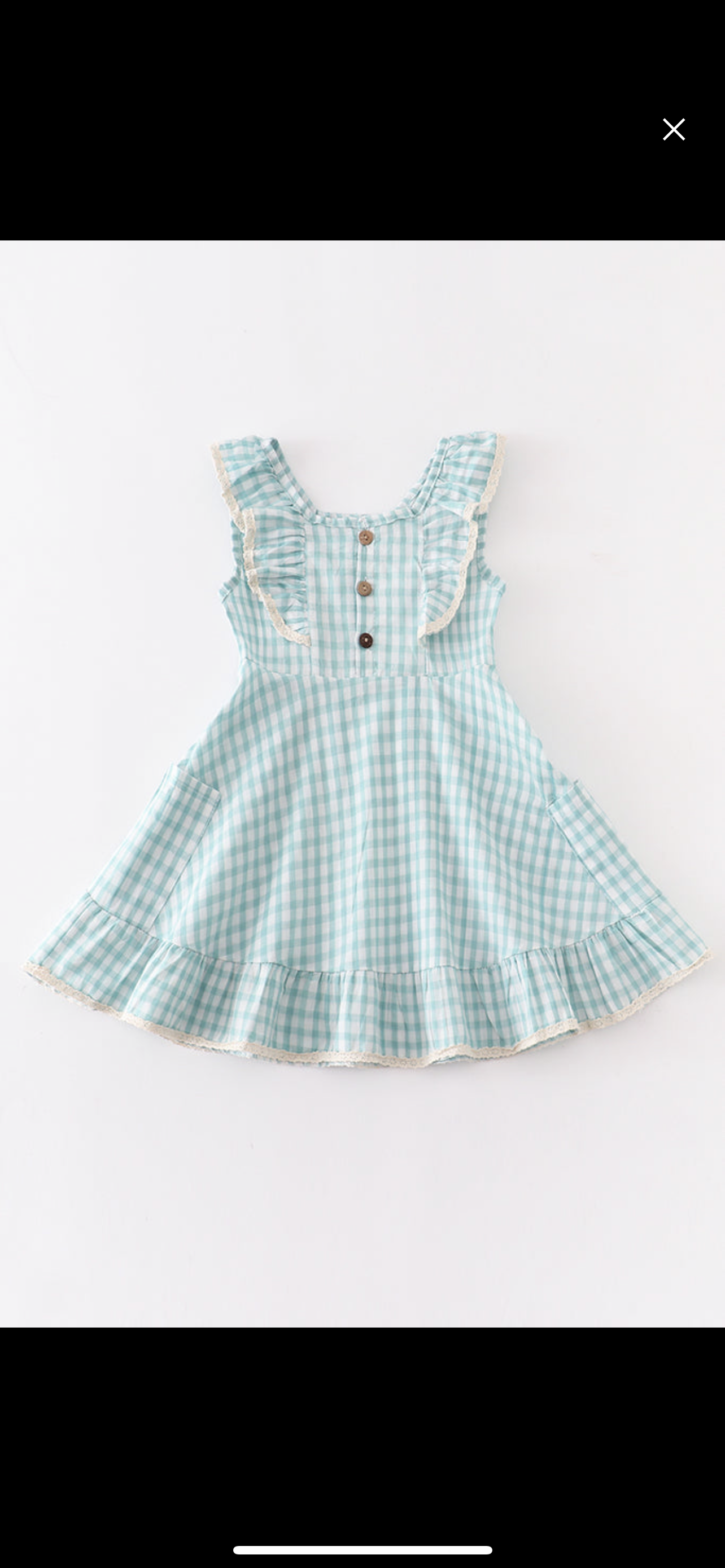 Teal Stripe ruffle tiered dress