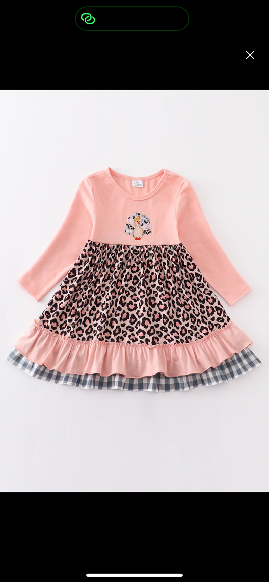 Pink Leopard Turkey dress