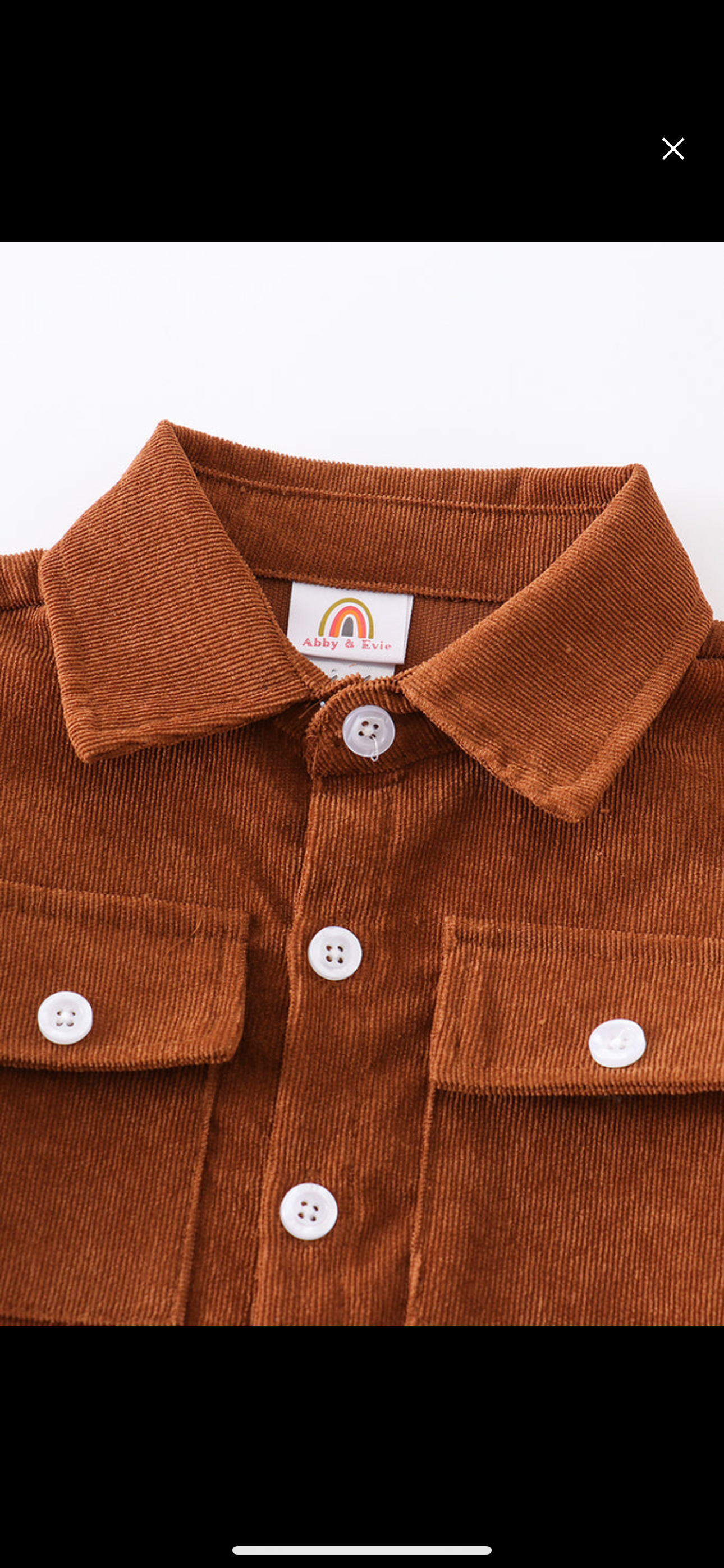 Rust Corduroy button down shirt