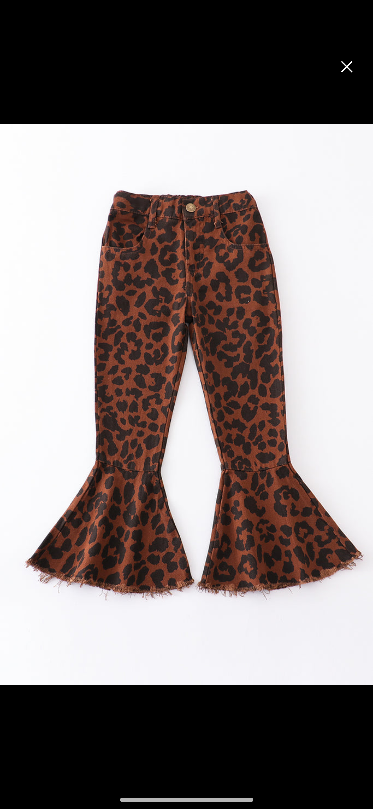 Leopard Denim Bells