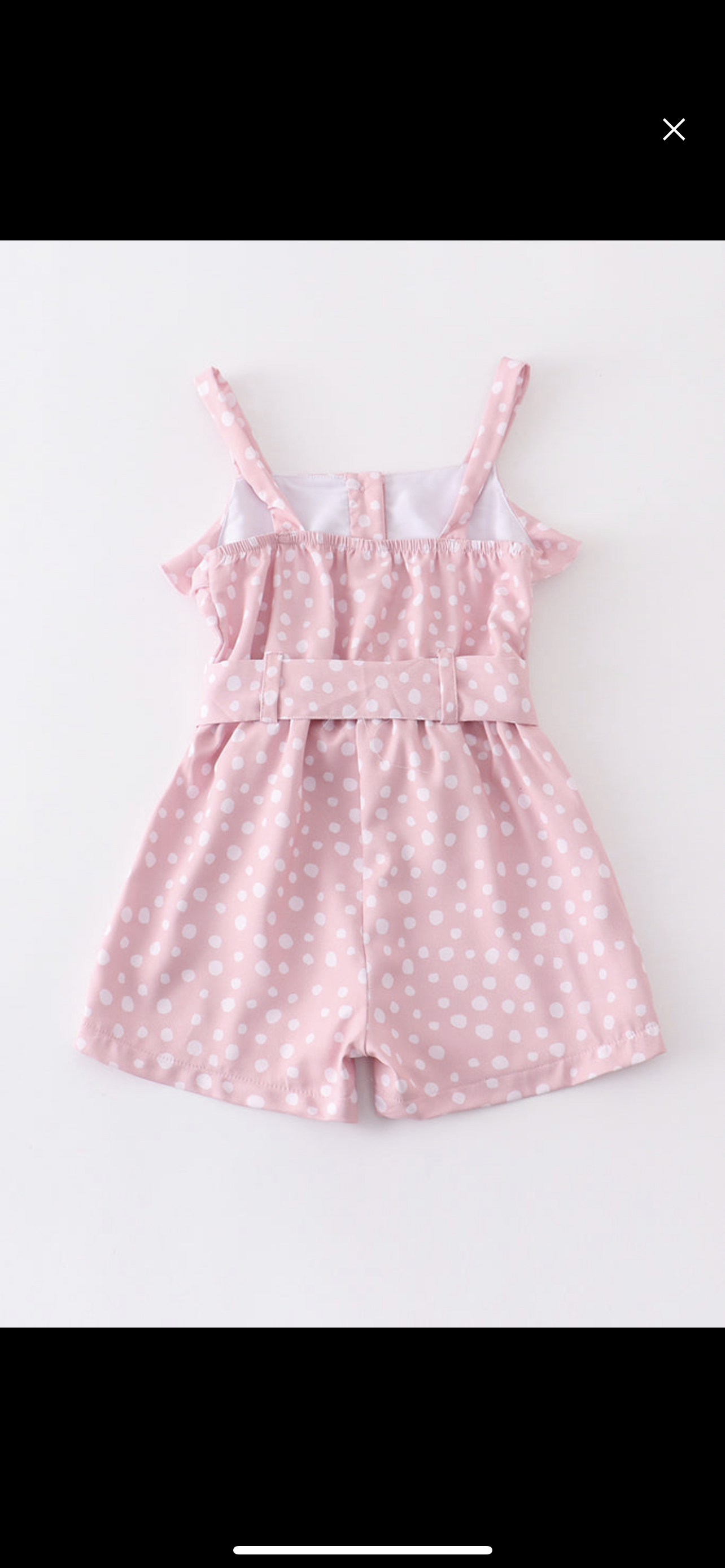 Pink Dot ruffle romper