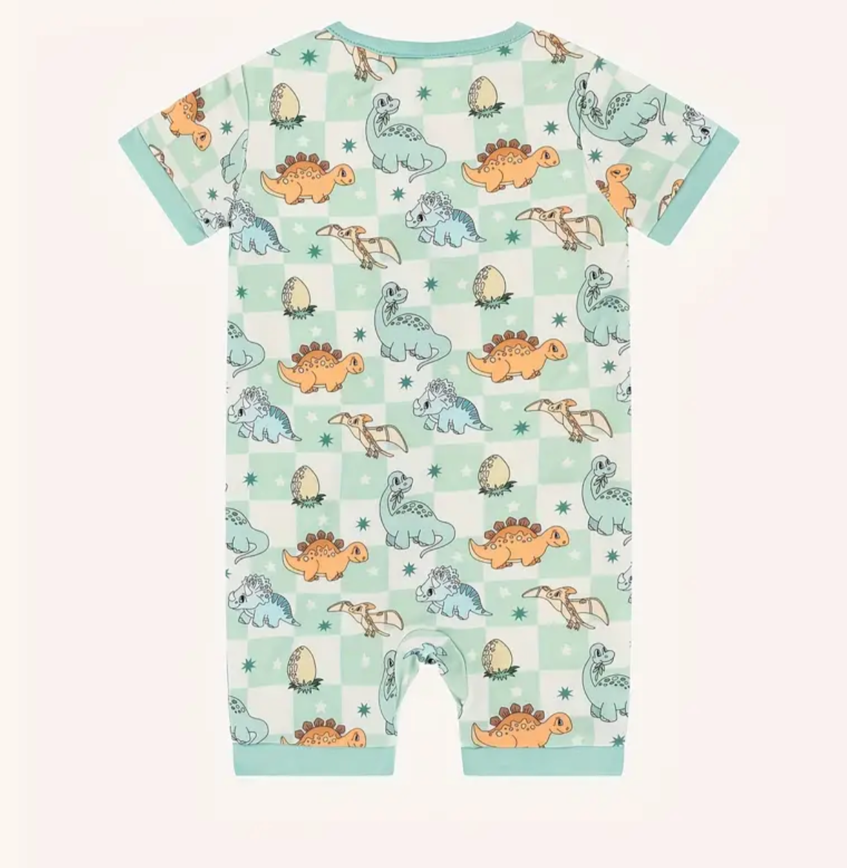 Dinosaur Bamboo boy romper