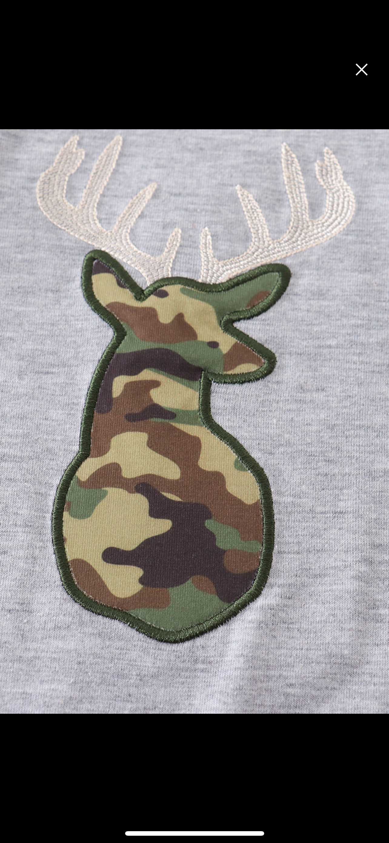 Camouflage Deer Romper boy