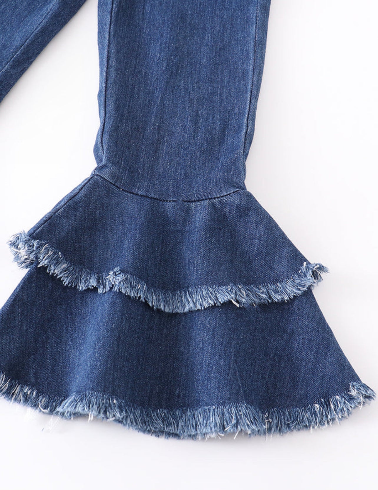 Dark Double Layered Denim Bells