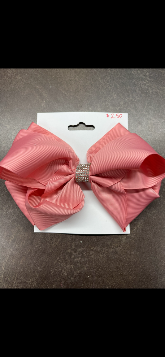 Pink jewel bow