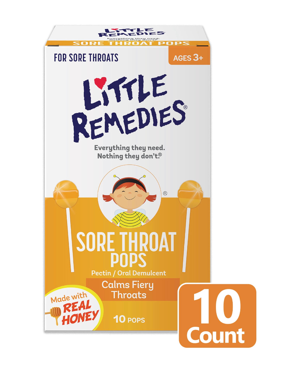 Little Remedies Sore Throat pops