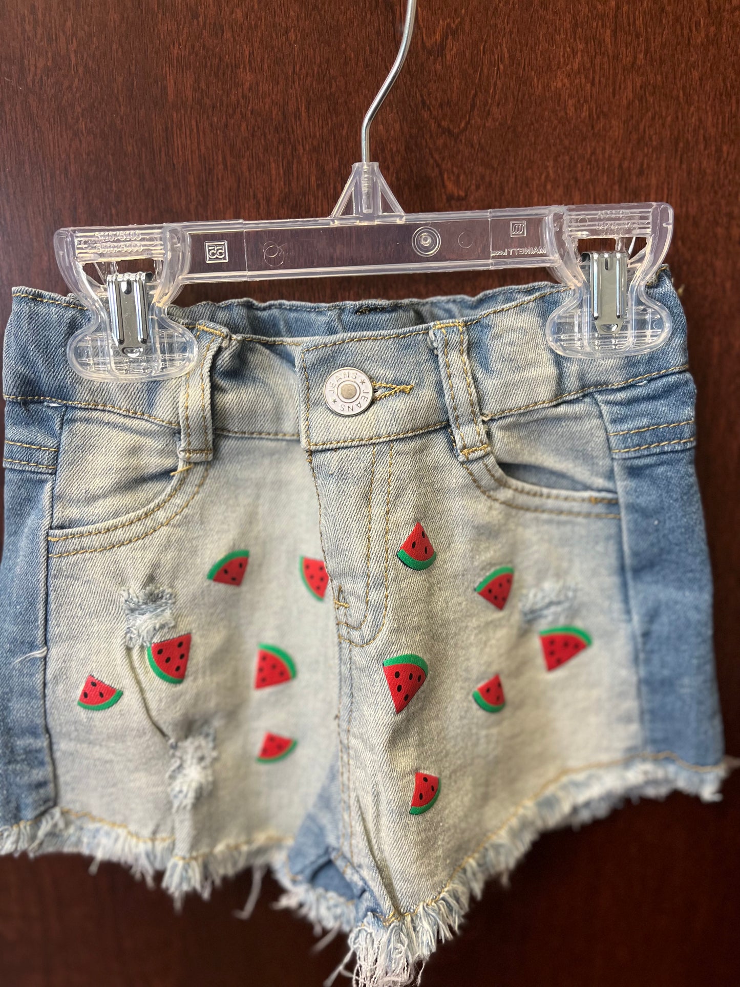 Watermelon denim matching set