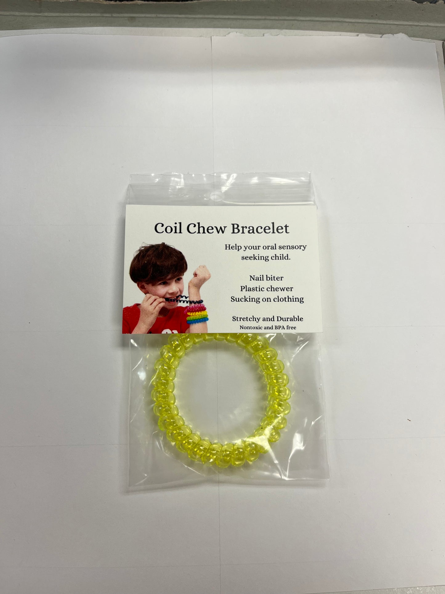 Coil chew bracelet