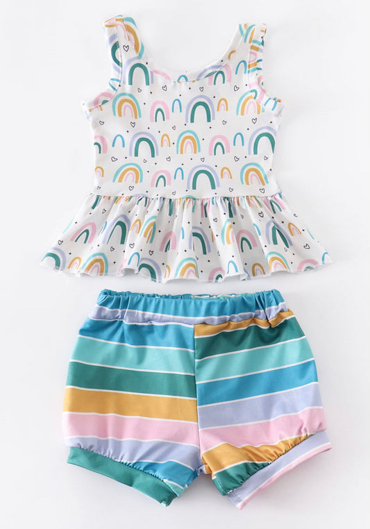 Rainbow stripe set