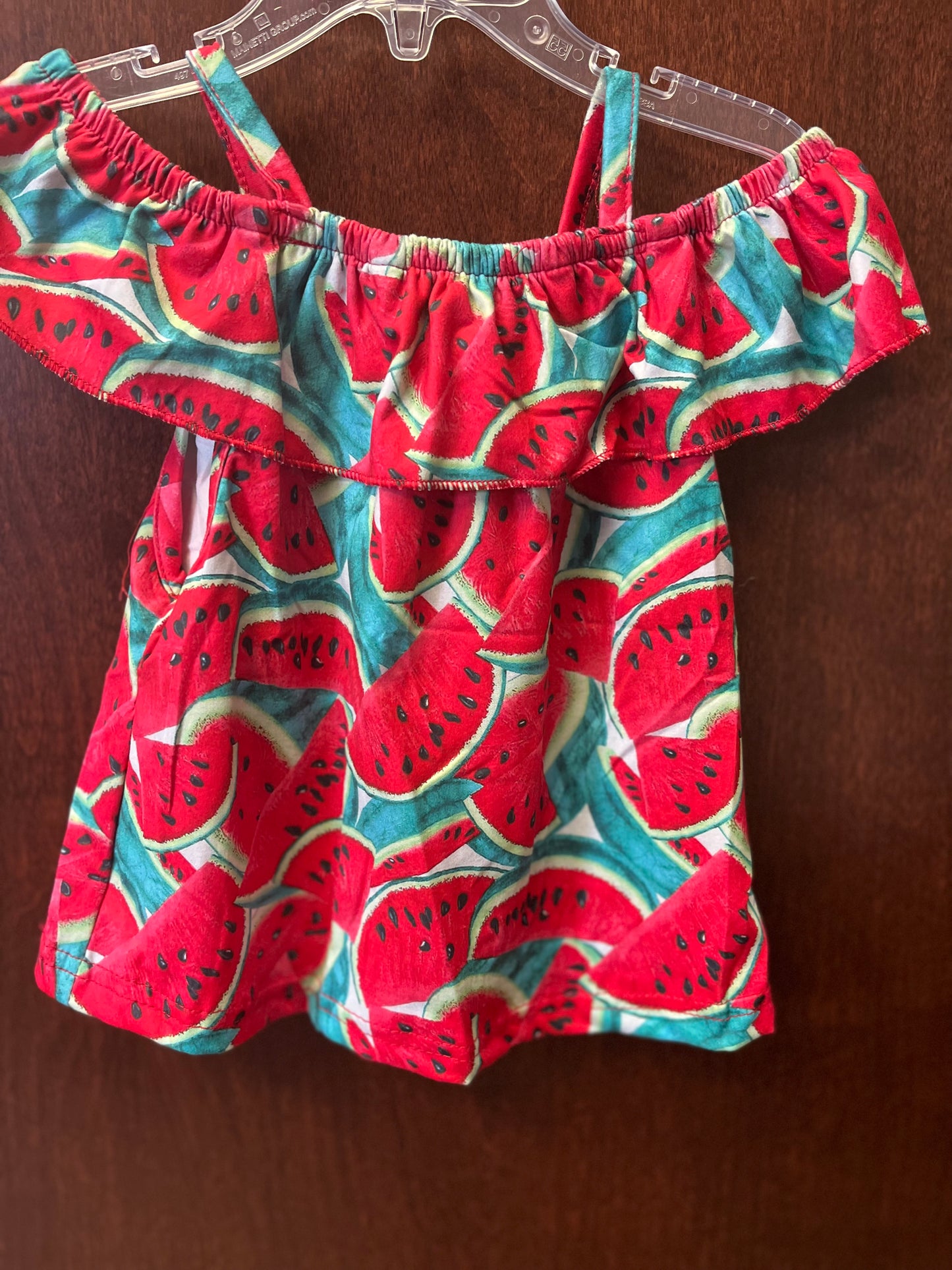 Watermelon denim matching set