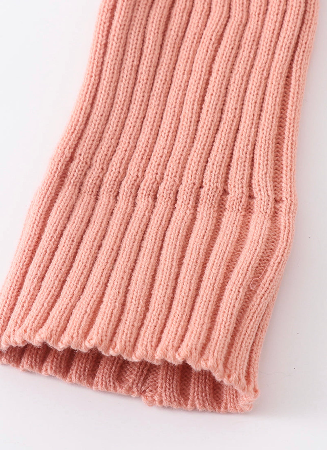 Coral Knit Pom Pom beanie