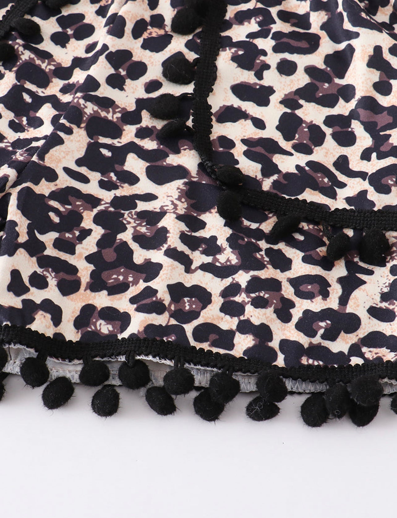 Leopard Pom Pom shorts