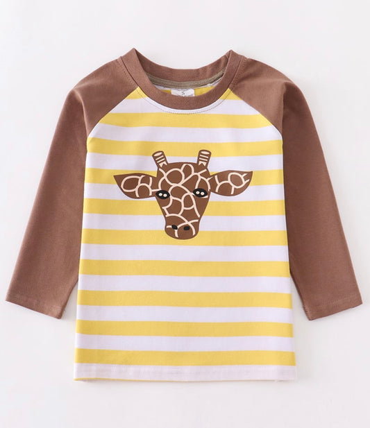 Boys Giraffe shirt