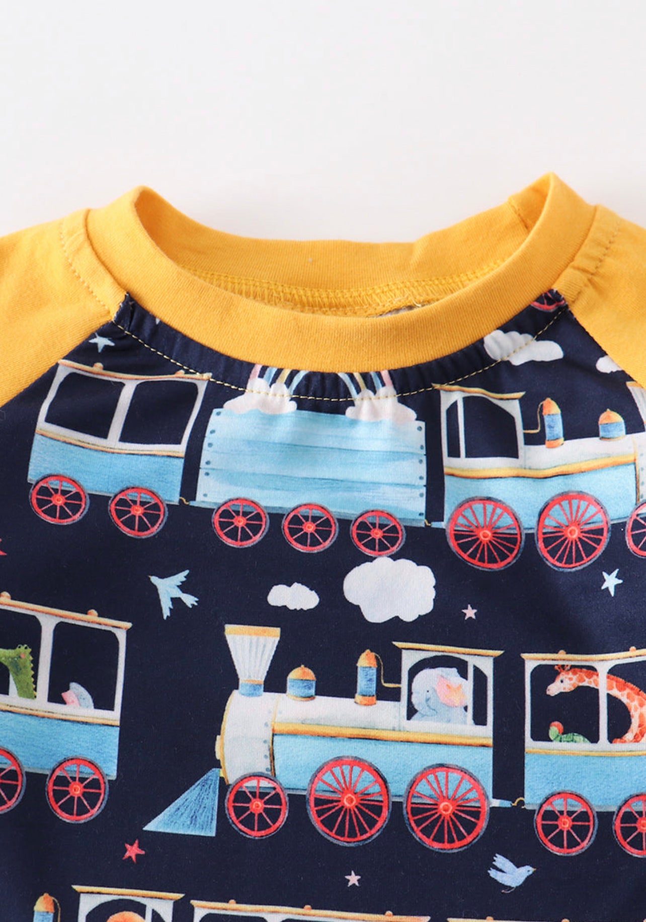 Boys Circus Train romper