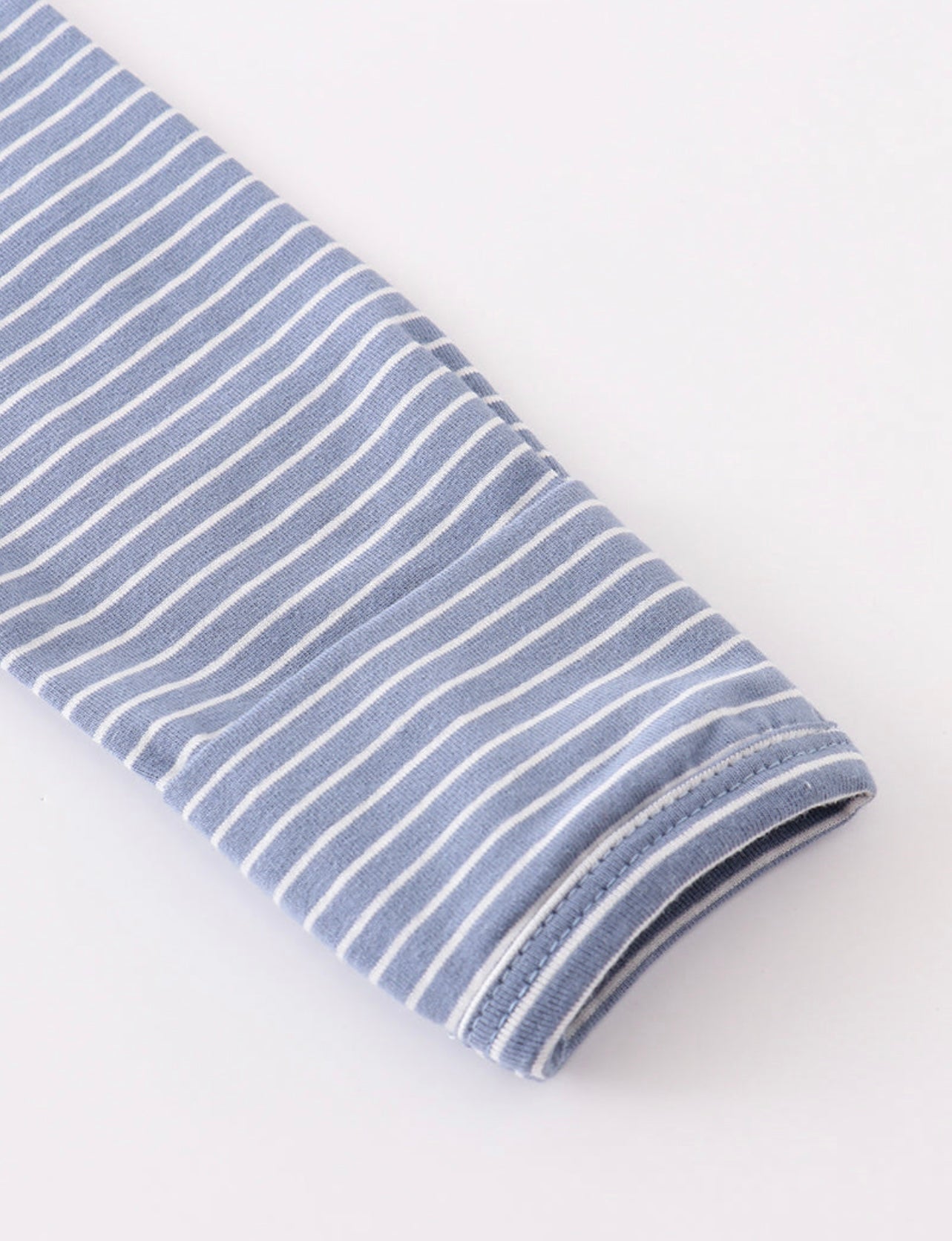 Blue stripe baby romper