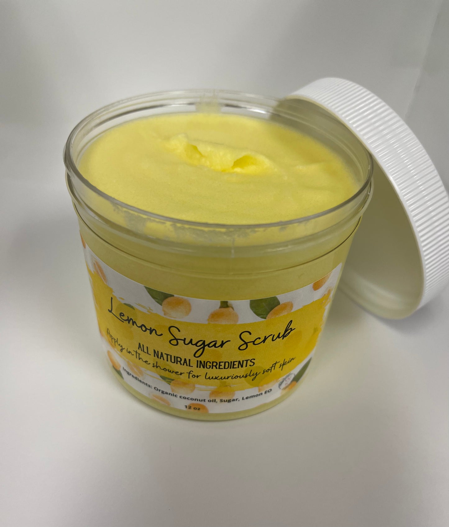 Lemon sugar scrub